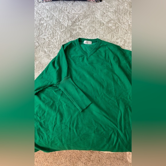 Kate Hewko Green oversized v neck sweater - Picture 4 of 6